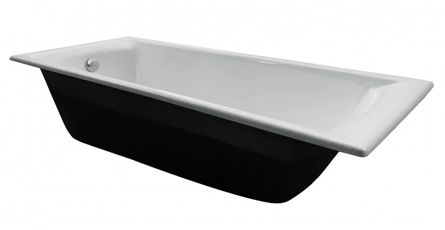 Ванна чугунная Byon Milan 170 x 70 см прямоугольная, белый, И0000069 (детальная фотография), современныe, hi-tech