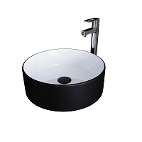 Раковина Grossman 36 см белая/черная