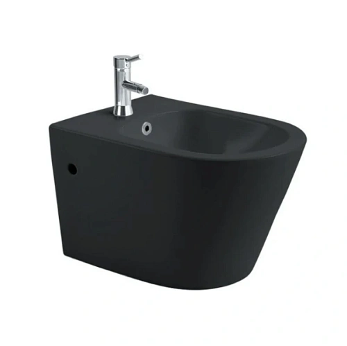 Биде подвесное Акватек Вега черное матовое - фото 3