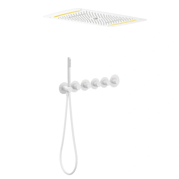 Душевой комплект Timo Saona белый матовый SX-2319/16SM (детальная фотография)