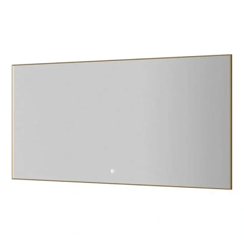 Зеркало с подсветкой Boheme 140 см золото матовое - фото 1