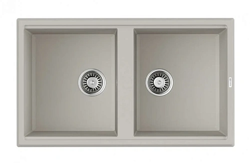 Мойка для кухни Omoikiri Tedori 86-2-WH 86 см белая - фото 1