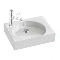 Раковина Jacob Delafon Odeon Rive Gauche 45 см белая