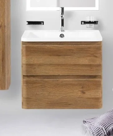 Тумба под раковину подвесная BelBagno Albano 60 см rovere rustico ALBANO-600-2C-SO-RR (детальная фотография)