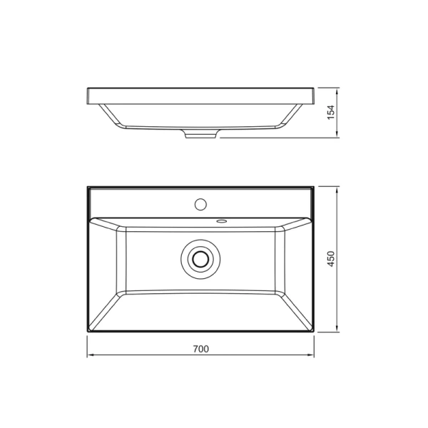 Раковина мебельная Style Line Asti 70 см жасмин СС-00002472 (детальная фотография), в наличии