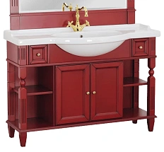 Тумба под раковину напольная Migliore Kantri 121 см Bordo Patinato