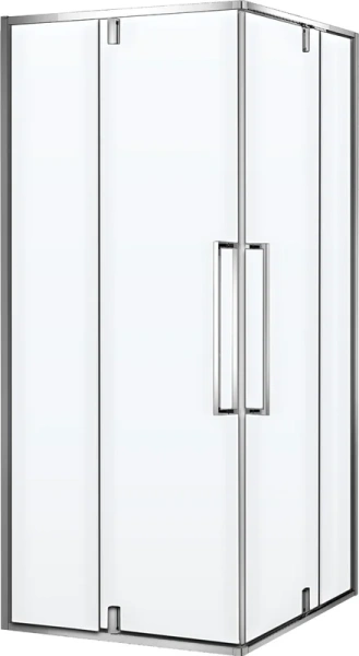 Душевой уголок RGW Stilvoll SV-33 06323388 80х80 см прозрачное стекло (детальная фотография), хром, черные
