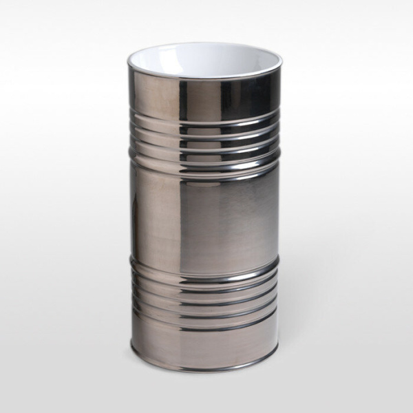 Раковина напольная Kerasan Artwork Barrel белый/платина 4742K44 (детальная фотография)