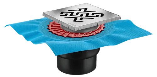 Душевой трап BERGES ZENTRUM Antik 15 см хром - фото 2