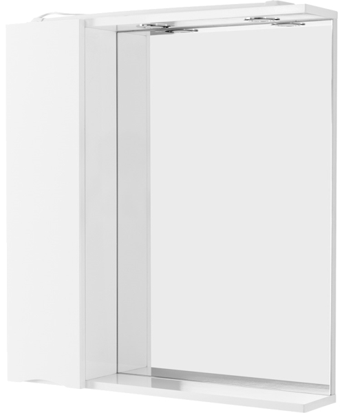 Зеркальный шкаф с подсветкой BelBagno Marino 80 см левосторонний MARINO-SPC-800/750-1A-BL-P-L (детальная фотография), 80 см
