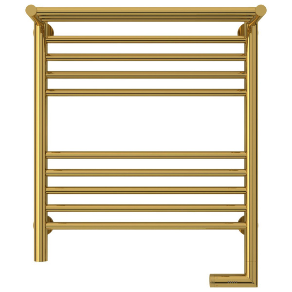 Полотенцесушитель электрический правый, с полкой цвет золото Сунержа Богема 2.0 600х500 03-5207-6050 (детальная фотография), по запросу