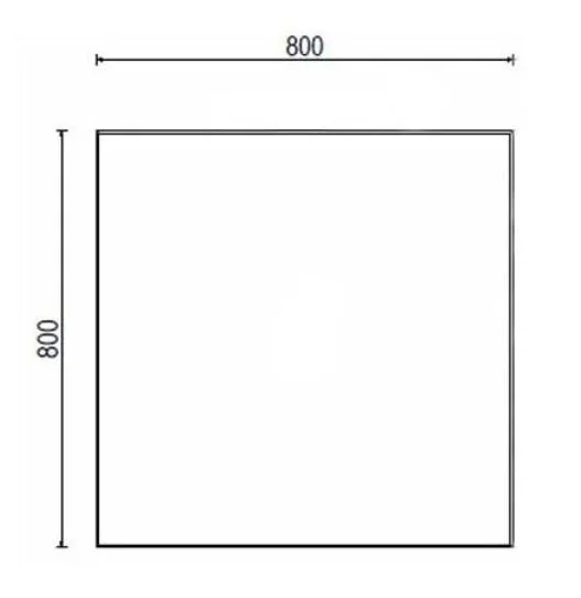 Зеркало с подсветкой Акватон Брук 1A200202BC010 80 см без рамы (детальная фотография), современные, hi-tech