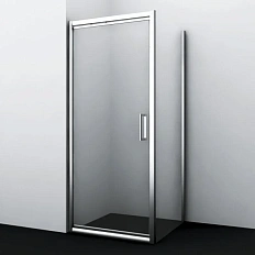 Душевой уголок WasserKRAFT Salm 80х90 см профиль хром