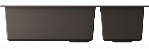 Мойка для кухни Omoikiri Tedori 86-2-LB-ES 86 см espresso 4997242 (детальная фотография), из искусственного гранита