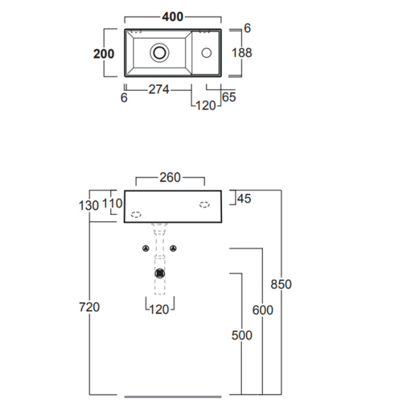 Схема (детальная фотография), подвесные, пристенные