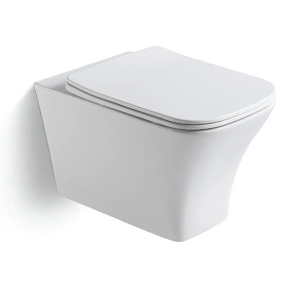 Унитаз подвесной Black&White Universe белый 723W00 (детальная фотография)