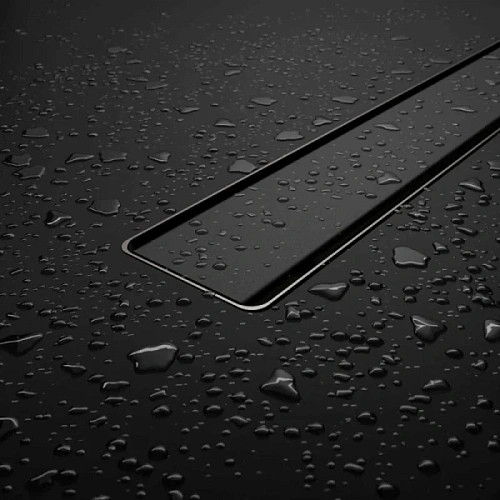 Душевой лоток RGW SDR 80 см прямой черный - фото 2