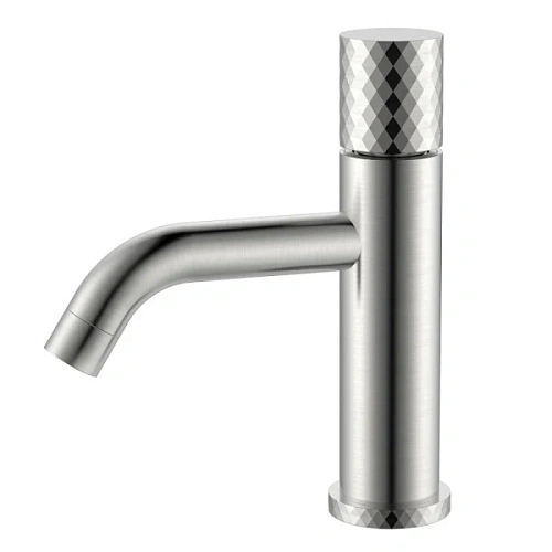 Смеситель для раковины Boheme Stick никель брашированный - фото 5