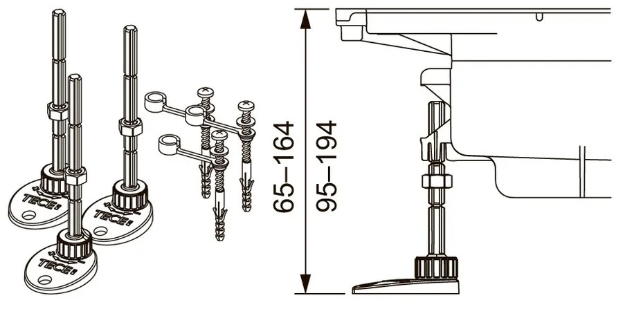 Профиль для душа Tece TECEdrainprofile 100 см хром 671010 (детальная фотография), душевой лоток index_1