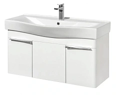 Тумба с раковиной подвесная Акватон Беверли 1A236701BV010 100 см с двумя дверцами и одним ящиком