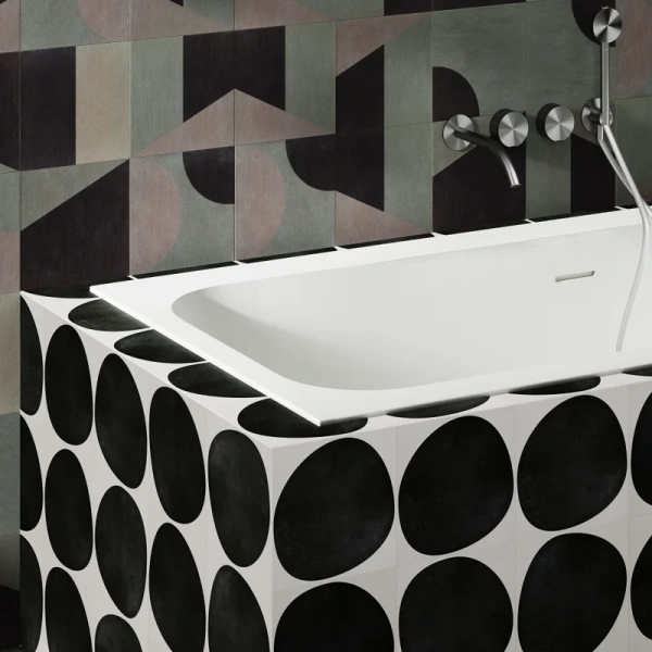 Ванна из искусственного камня Salini Orlanda Kit 170x70 см белая матовая 102121M (детальная фотография), встраиваемые