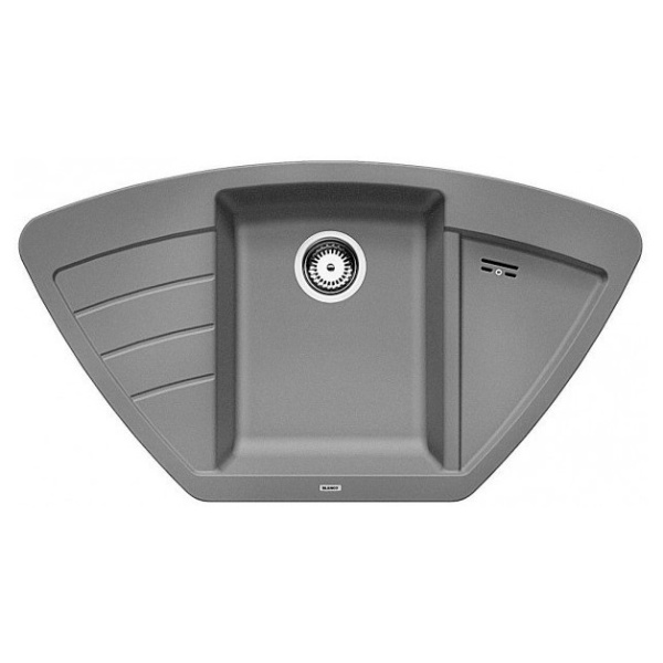 Мойка для кухни, цвет алюметаллик, Blanco Zia 9 E 514757 (детальная фотография)