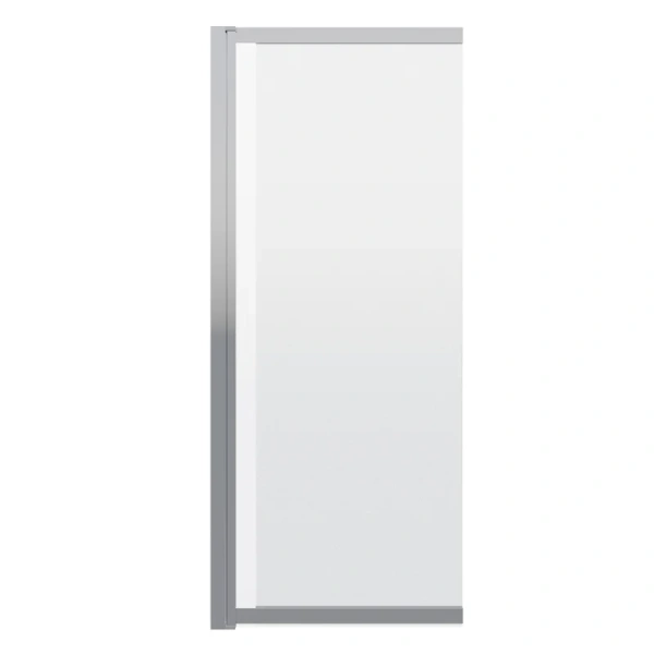 Шторка для ванны Berges River S Slider 98х145 см матовое стекло, профиль хром 065021 (детальная фотография), стеклянные