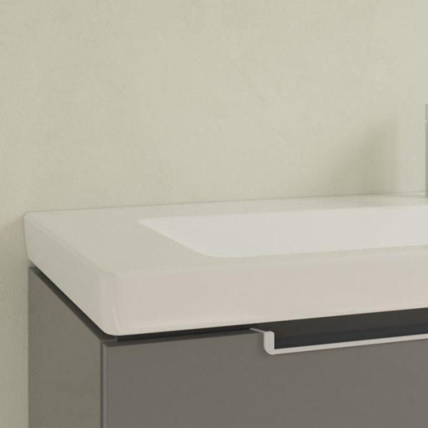 Раковина Villeroy & Boch Subway 2.0 130 см цвет ярко-белый с покрытием CeramicPlus 7176D0R2 (детальная фотография), по запросу