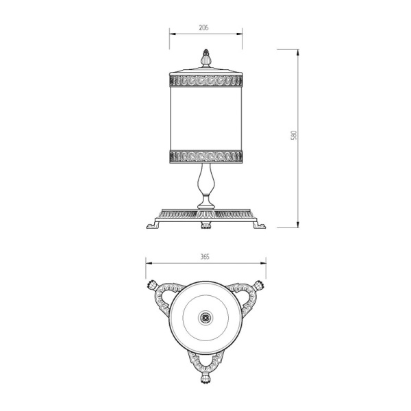 Схема (детальная фотография), классические, ретро, декорированные