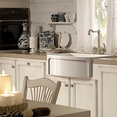 Мойка для кухни Kerasan Hannah 60 см белая