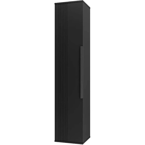 Шкаф-пенал подвесной Brevita Savoy 35 см черный - фото 1