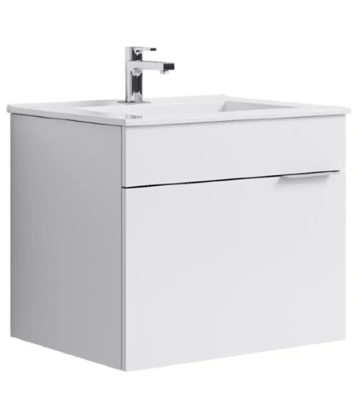 Тумба с раковиной подвесная Aqwella Бриг Br.01.06/1/W 60 см с одним ящиком (детальная фотография)