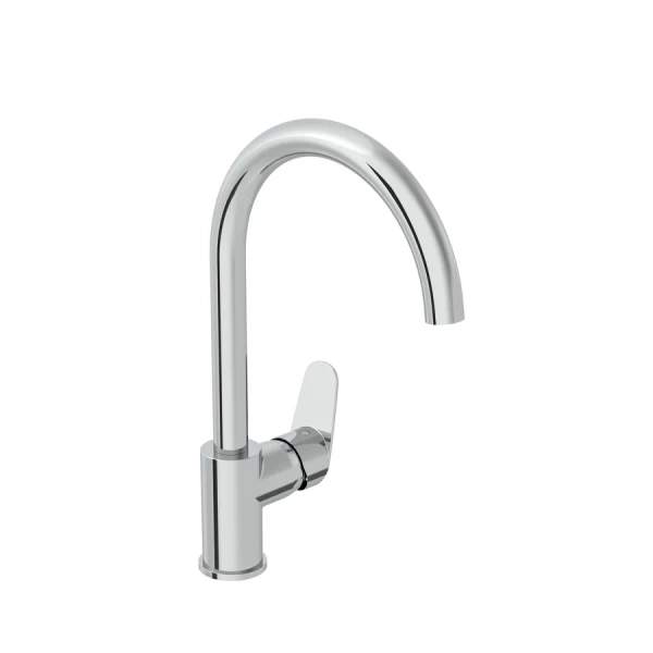 Смеситель для кухни VitrA Flow Round с поворотным изливом A43407EXP (детальная фотография)