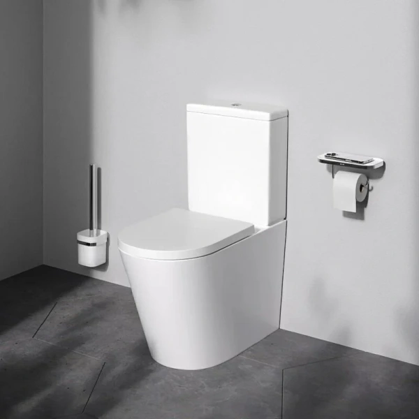 Унитаз компакт Am.Pm Func безободковый C8F8600SC (детальная фотография), с бачком