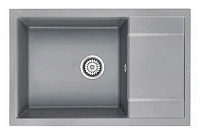 Мойка для кухни Paulmark Verlass 78 см серый металлик