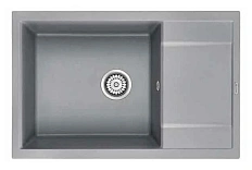Мойка для кухни Paulmark Verlass 78 см серый металлик