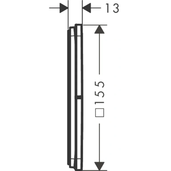 Переключатель потоков Hansgrohe Shower Select черный матовый 15587670 (детальная фотография), в наличии index_1