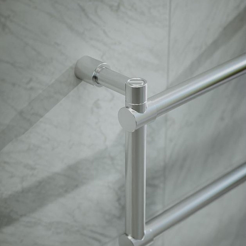 Полотенцесушитель электрический Margaroli Sole 370-542 Box, 4 секции (детальная фотография), латунь, без полки, неповоротные