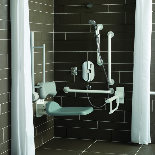 Поручень для ванной Ideal Standard Contour белый S6452AC (детальная фотография), белые