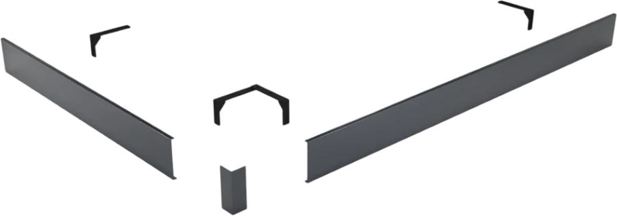 Экран для душевого поддона RGW N/ST-21 G 100x70 см графит 50231570-02 (детальная фотография)