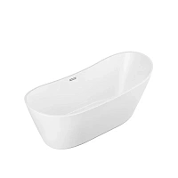 Ванна акриловая Grossman Galaxy, GR-2102M, 170 x 75 см, отдельностоящая, белая матовая