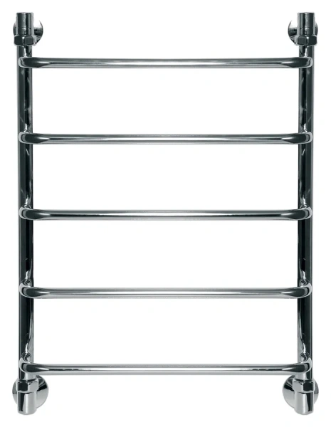 Полотенцесушитель водяной Ника Quadro 60x50 см хром Л 90 60/50 (детальная фотография), современные, hi-tech