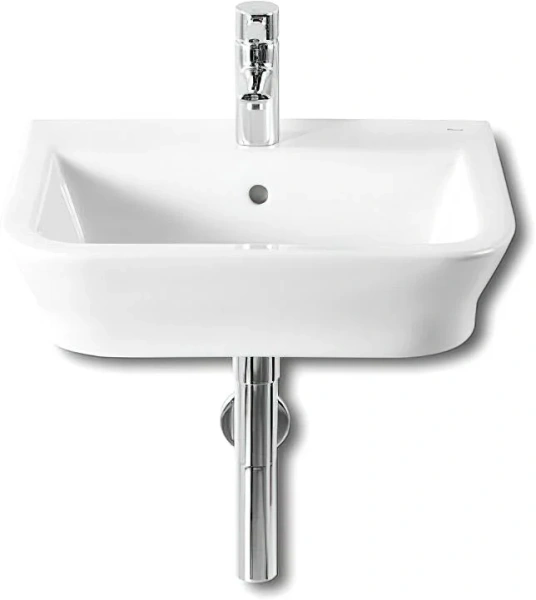 Раковина Roca The Gap 327476000 50 см 1 отверстие под смеситель (детальная фотография), современные, hi-tech index_1