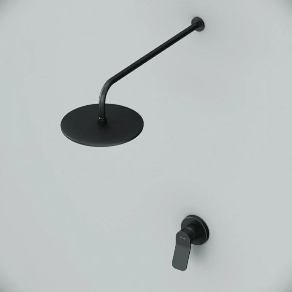 Душевой комплект Am.Pm X-Joy с внутренней частью, черный FB85A2R002 (детальная фотография)