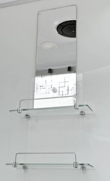 Душевая кабина Deto EM 90x90 см с радио EM4590GM+EL (детальная фотография), 90х90