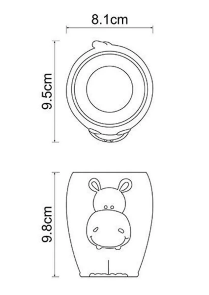 Стакан для ванной WasserKRAFT Lippe Бегемот K-8128 (детальная фотография), другие