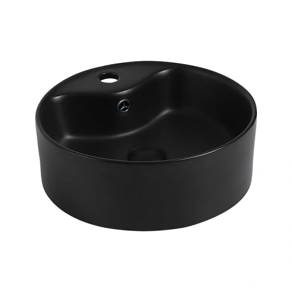 Раковина Abber Bequem 41 см черная матовая AC2104MB (детальная фотография)