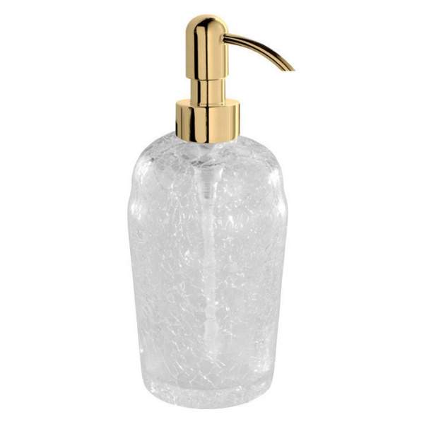 Дозатор для жидкого мыла для ванной Bagno & Associati Opera OP 728 (детальная фотография), хром, бронза, золото, белые