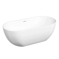 Aкриловая ванна Sancos Leaf FB20 отдельностоящая, 170 х 80 см, белый