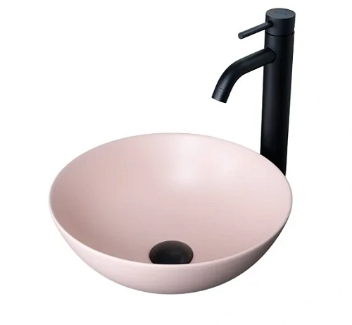 Раковина GID Esfera 9081pkm 36 см розовая - фото 4